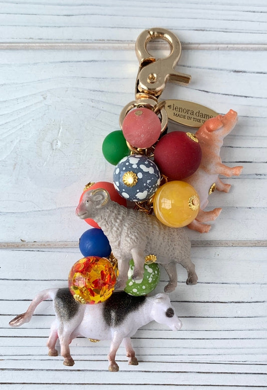 Bag Charm - Barnyard Animal