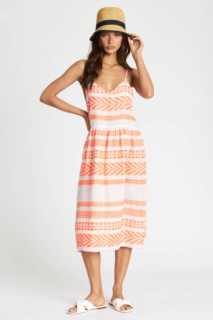 Luci Dress - Neon Orange