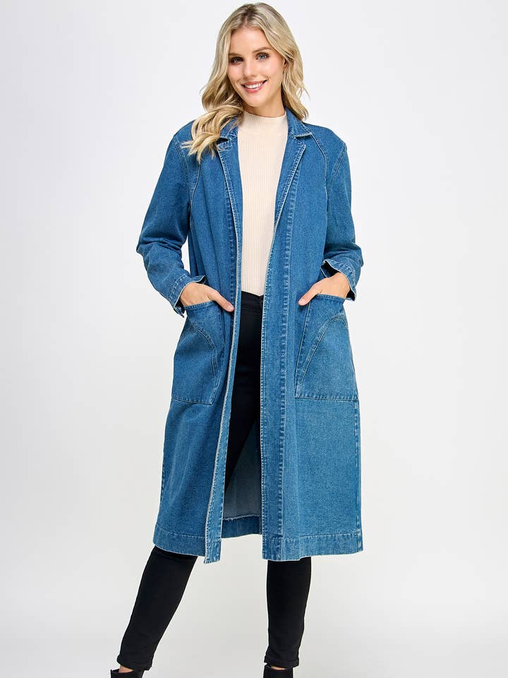 Denim Duster - Blue