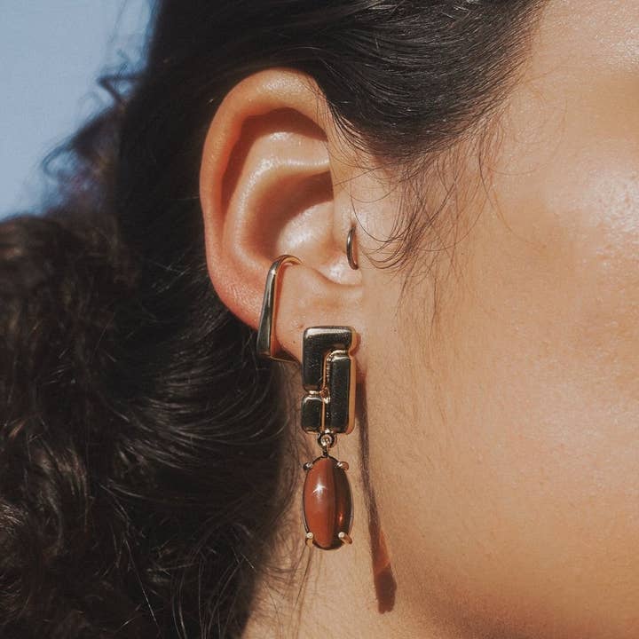 Belden Earrings - Brown