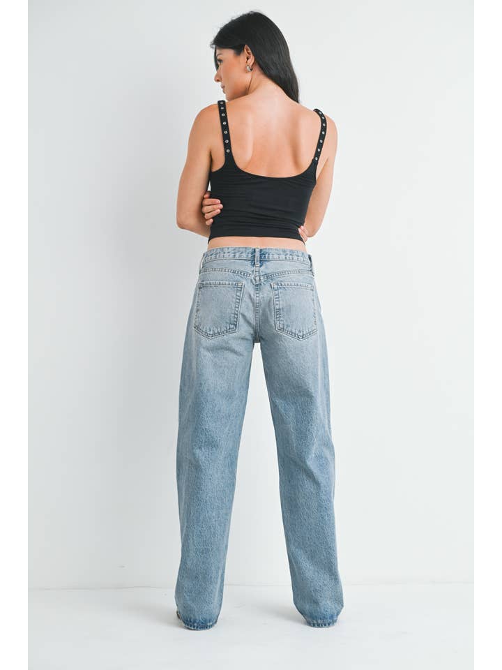 Low Rise Slouch Jean - Vintage Light