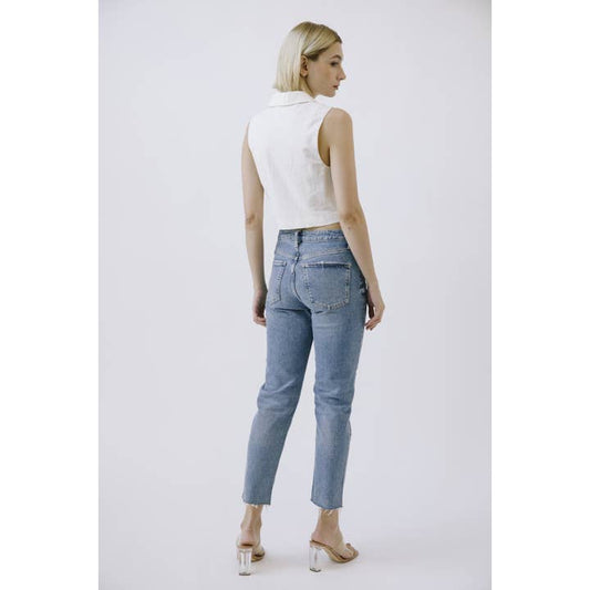 Monochromatic Vest - Ivory