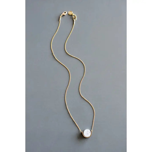 Howlite Mini Geometric Necklace