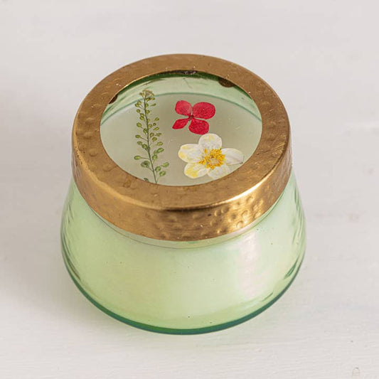 Tomato Vine Watercolor Candle - Small