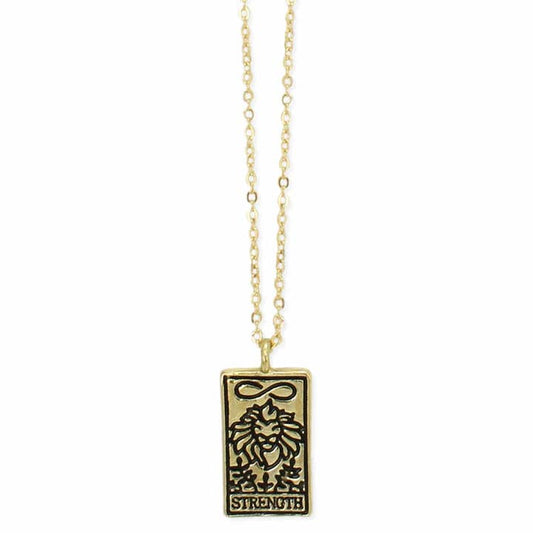 Tarot Card Necklace - Strength