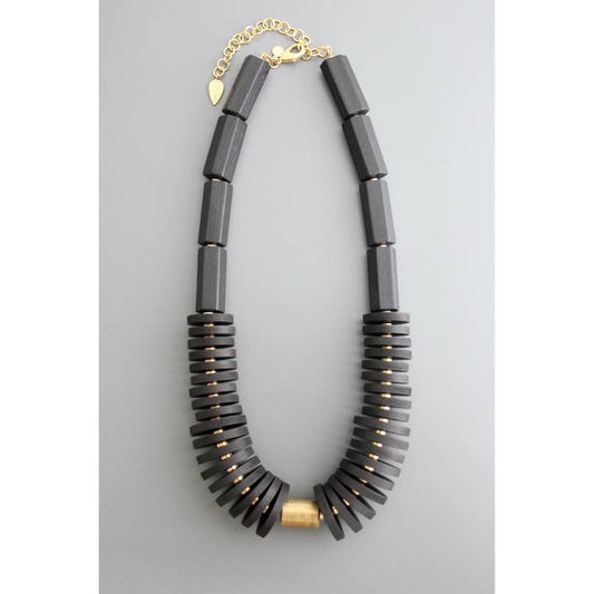 Black Wood Necklace