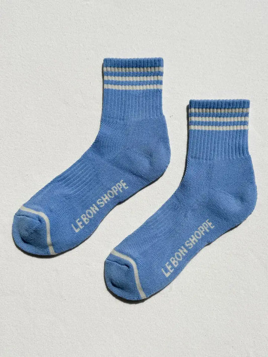 Girlfriend Socks - Parisian Blue