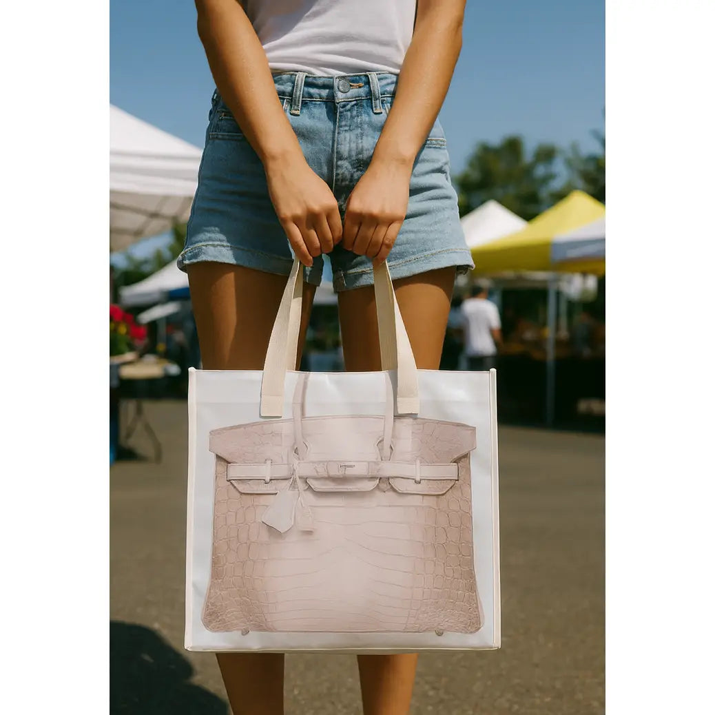 Designer Inspired Re-Usable Shopper Tote