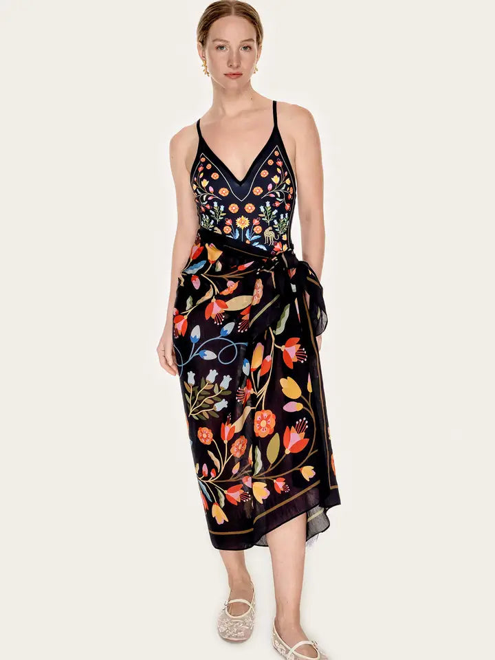 Beach Sarong Wrap - Night Imagination