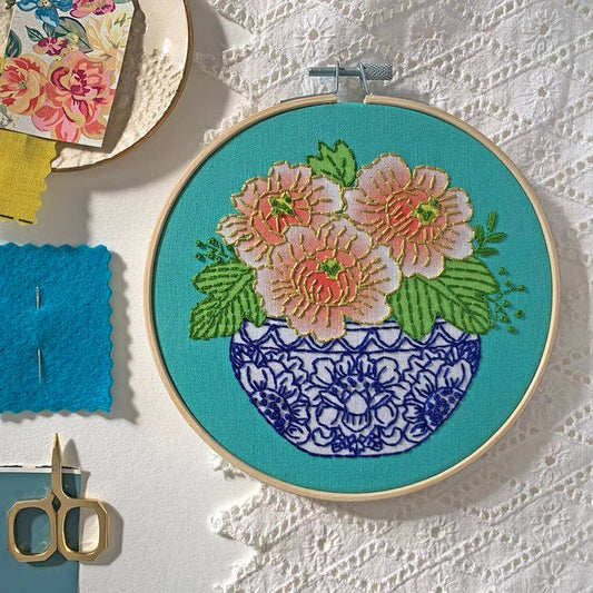 Embroidery Kit - Peony