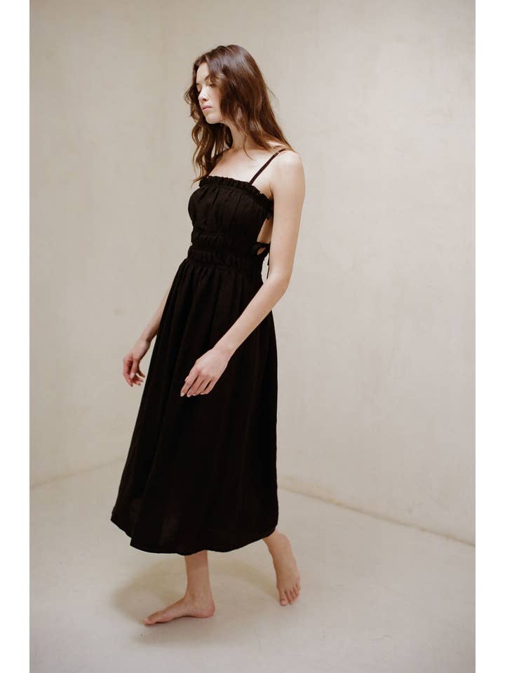 Gabriella Maxi Dress - Black