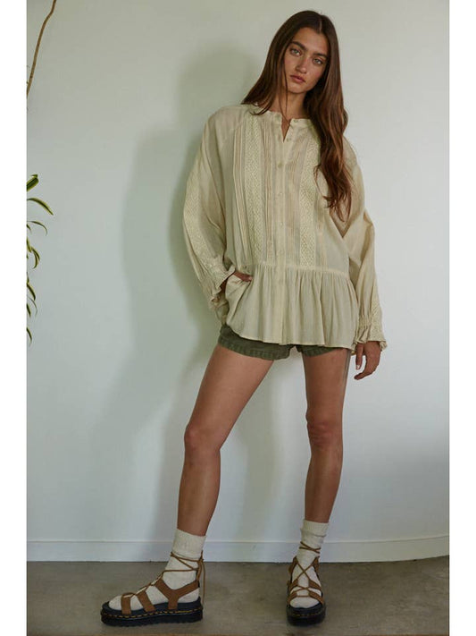 Close Call Tunic - Natural