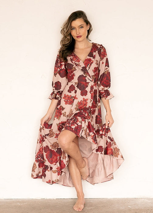 Madelynn Dress - Blush Rose