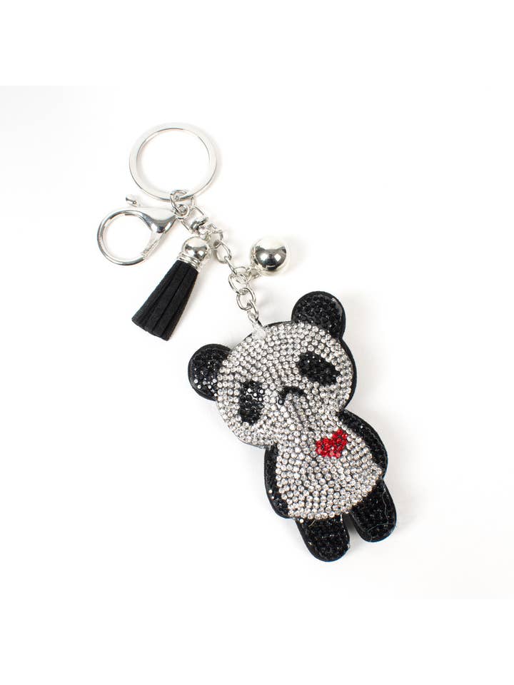 Crystal Bag Charm - Panda