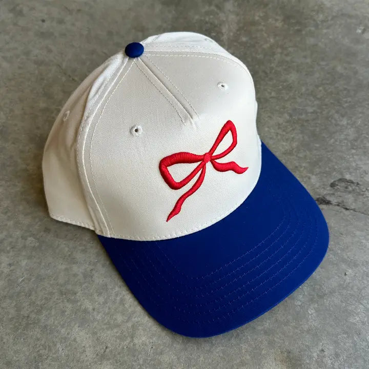 Bow Hat - Red, White, Blue