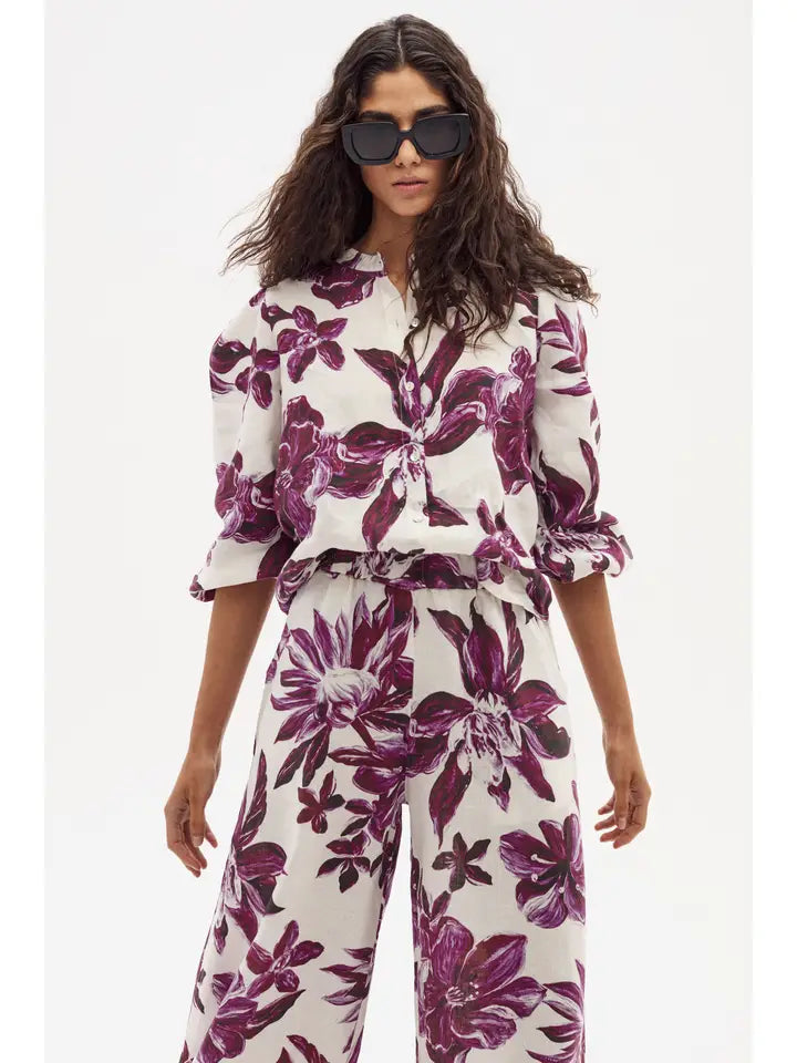 Meknes Linen Shirt - La Fleur