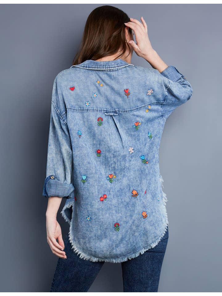 Embroidered Shirt - Wild Flower