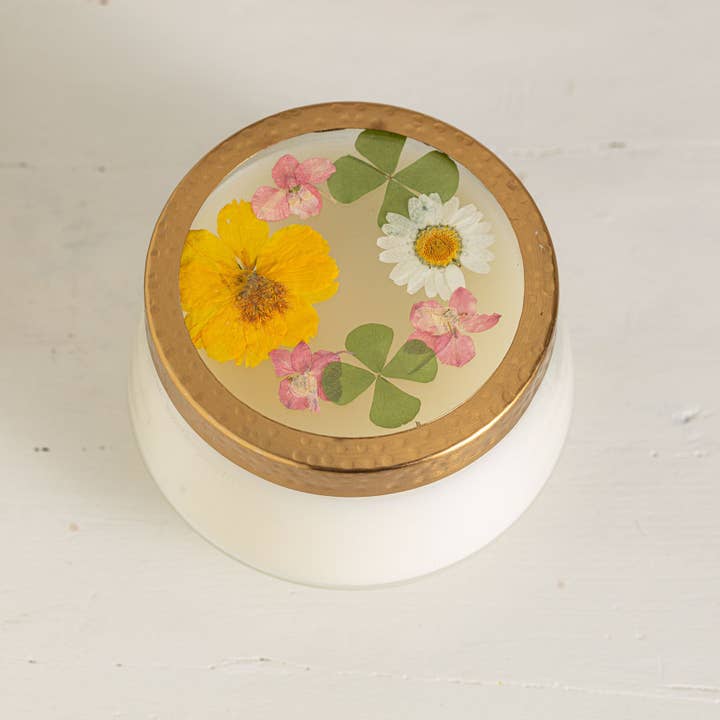 Lemon Blossom + Lychee Floral Candle - Large