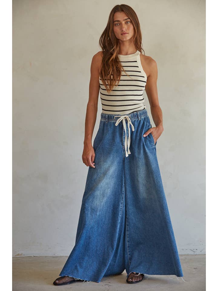 Bell Jar Pants - Dark Denim