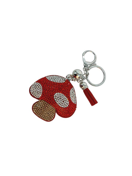 Crystal Bag Charm - Poison Mushroom