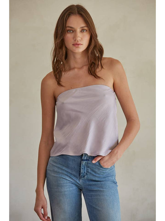 Love Me Like Tube Top - Light Purple