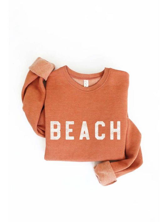 Beach Sweatshirt - Autumn Leaf