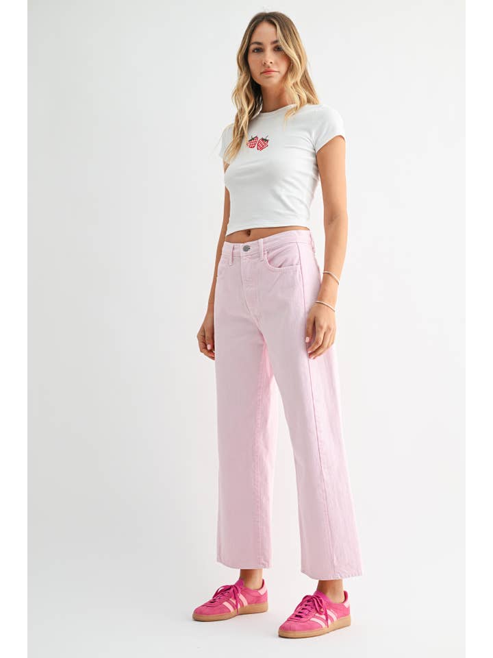 Barrel Jean Twist - Pink