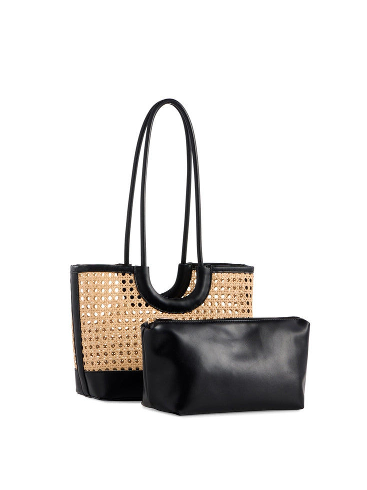 Lyra Mini Tote - Black
