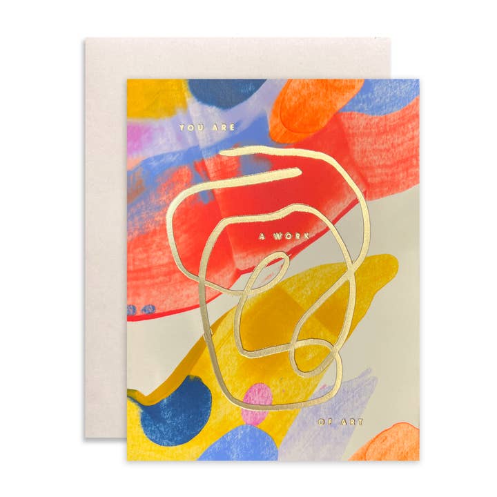 Work Of Art Card by Moglea