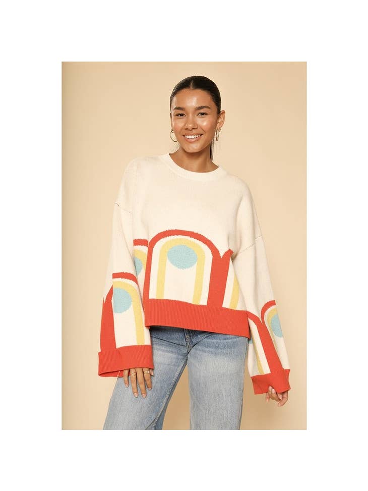 Retro Arch Sweater