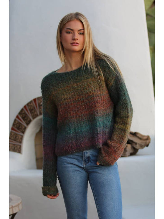 Chunky Knit Pullover - Multi