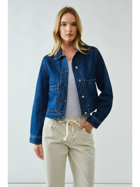Comfy Classic Denim Jacket - Denim