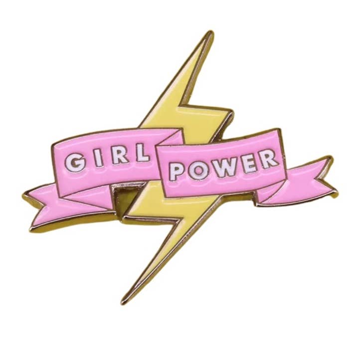 Girl Power Bolt Pin