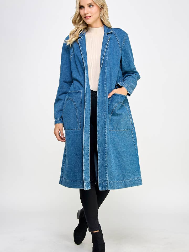 Denim Duster - Blue