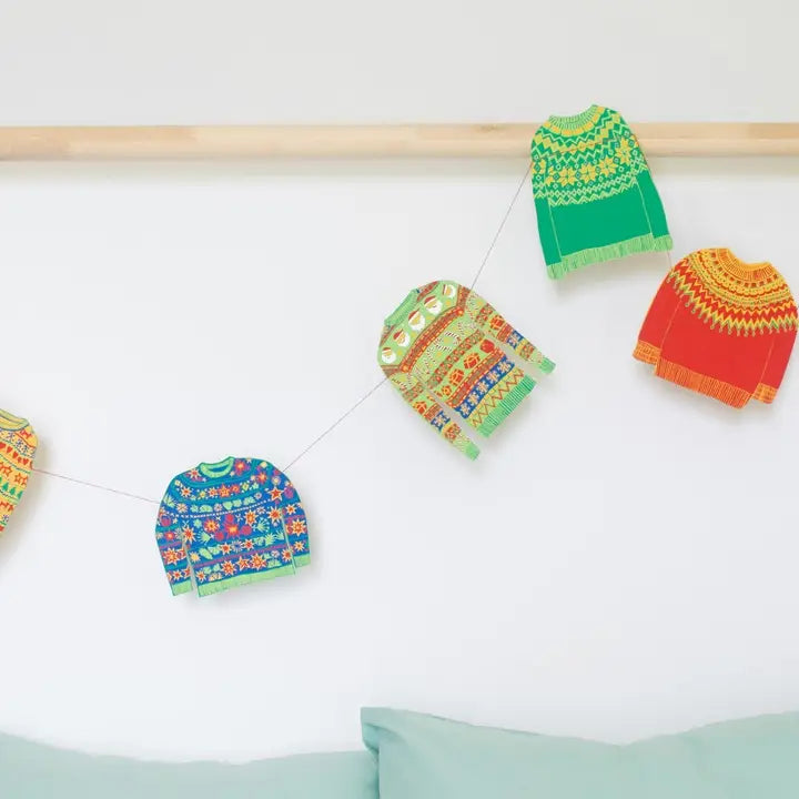 Christmas Jumpers Sewn Garland