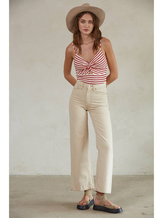 Summer Lovin' Bodysuit - Red Cream