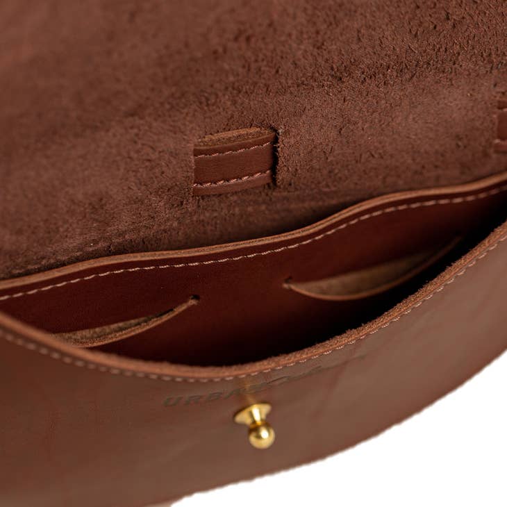 Half-Moon Belt Bag - Chestnut Brown