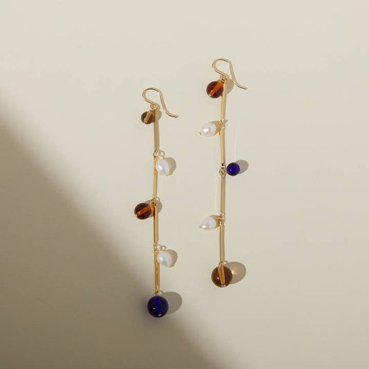 Fête Earrings - Blue