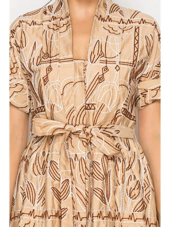 Myra Midi Dress - Myra Stitch