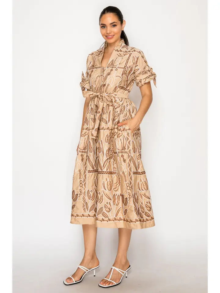 Myra Midi Dress - Myra Stitch
