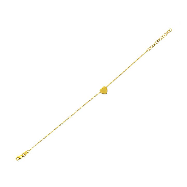 Gold Heart Bracelet