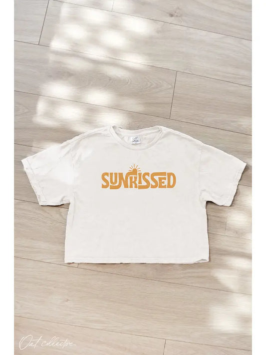 Sunkissed Cropped Tee - Cream