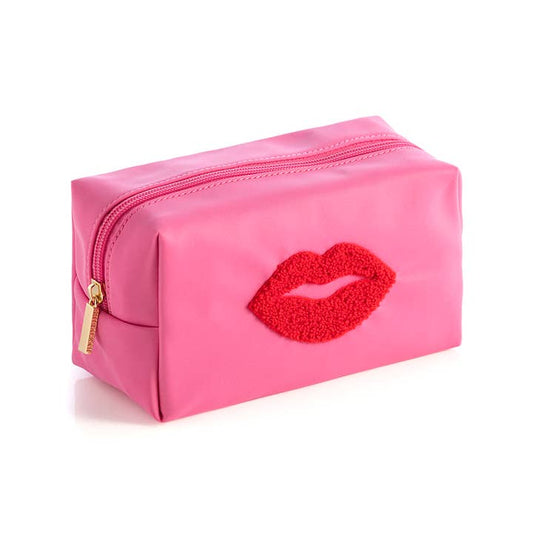 Cara Lips Cosmetic Pouch - Pink