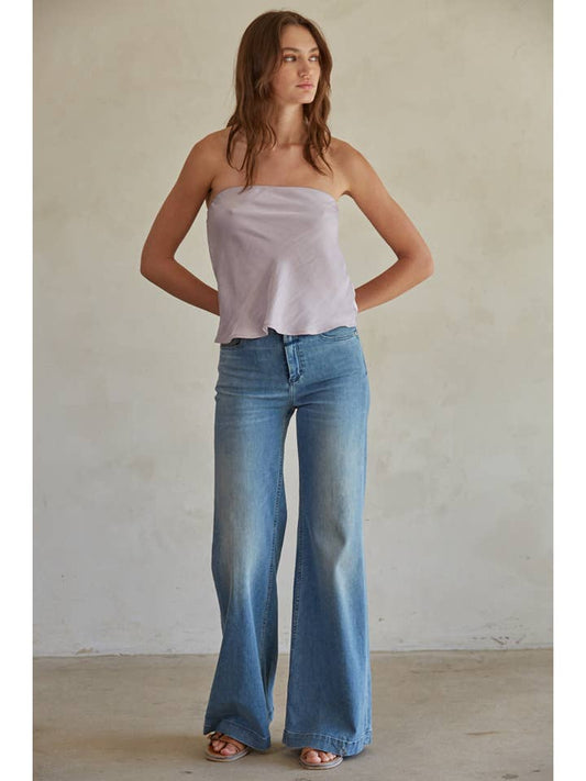 Love Me Like Tube Top - Light Purple