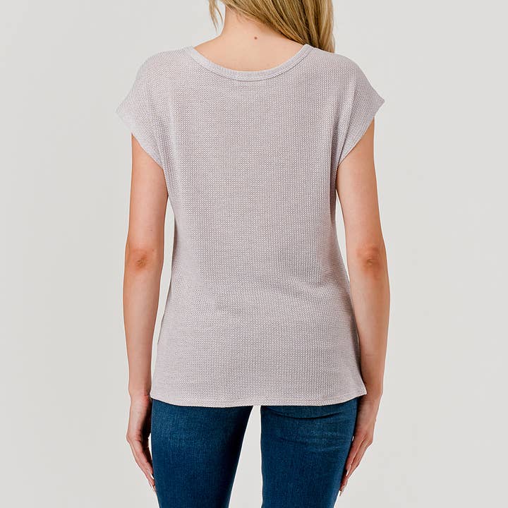 Side Knot Top - Lavendar