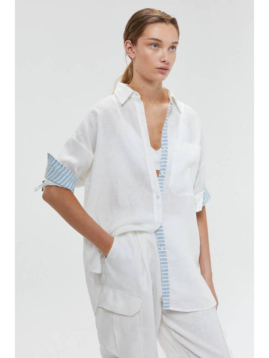 Island Linen Shirt - Off-White