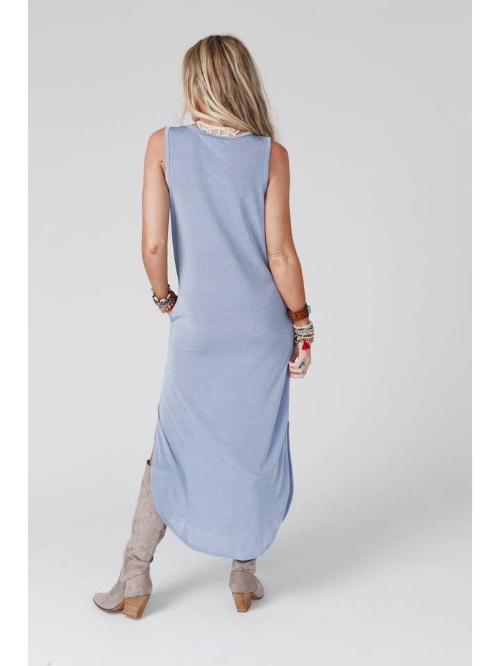 Cassie Maxi Dress - Light Blue