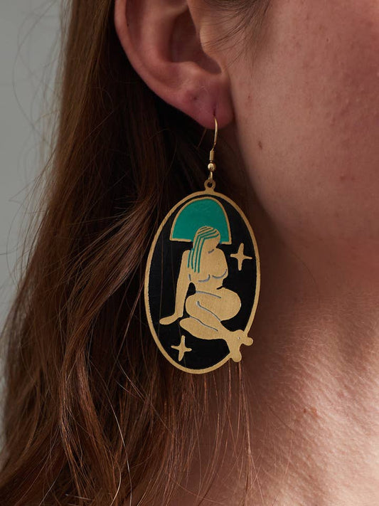 Curio Earrings - Gold