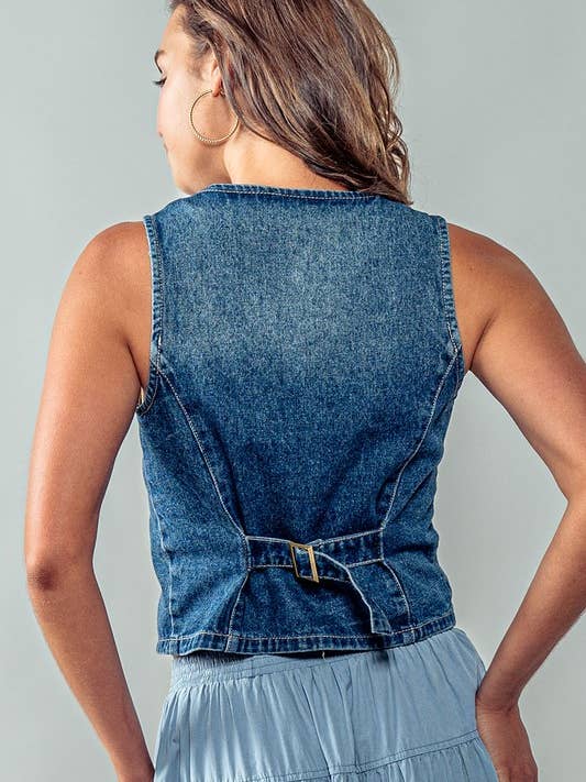 The Dependable Vest - Denim