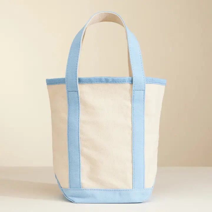 Canvas Tote Bag - Sea Shell Blue